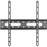Deltaco - Monteringssats (väggfäste) - för böjd/platt panel - fixed, 45kg - stål - svart - skärmstorlek: 32-70