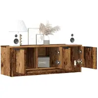 vidaXL Tv-bänk gammalt trä 102x35x36,5 cm konstruerat trä