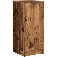 vidaXL Skoskåp åldrat trä 29,5x35x70 cm konstruerat trä