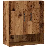 vidaXL Väggskåp åldrat trä 60x31x70 cm konstruerat trä