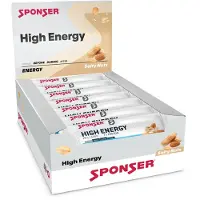 Sponser Sport Food High Energibar Låda Saltade Nötter 45g 30 Enheter