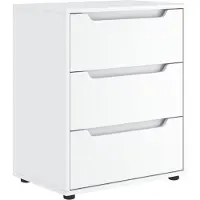 vidaXL Skänk VISNES vit 60x40x73 cm konstruerat trä