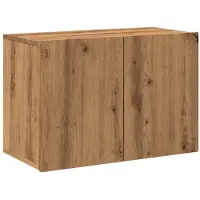 vidaXL Väggmonterad tv-bänk ek 60x30x41 cm