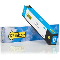 HP Varumärket 123ink ersätter 913A (F6T77AE) cyan bläckpatron