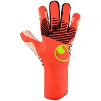 Uhlsport Målvaktshandske Fangmaschine Ultragrip ZNE RC - Röd/Vit/Gul, storlek 7