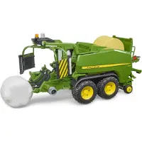 BRUDER John Deere C441R round bales press toy
