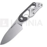 RealSteel Cormorant Apex kniv, Carbon Fiber, Stonewash