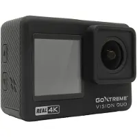 Easypix Vision Duo 4K Actionkamera 4K, Dubbel display, Stänkvattenskydd, Dammtät, vattentät, WLAN, Tidsförskjutning;