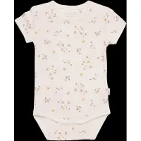 Minymo Body k/ä - Bambu - Beslöjad Rose Flower - - 56 - Body K/Ä