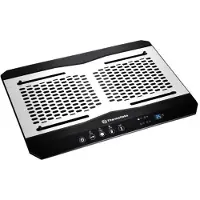 Thermaltake Massive TM - Fläkt till bärbar dator/notebook - med 2-ports USB-hubb - 120 mm - svart
