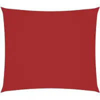vidaXL Solsegel oxfordtyg rektangulärt 2x2,5 m röd