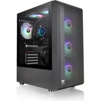 Thermaltake S200 Tg Black Tornlåda Med Fönster