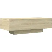 vidaXL Soffbord, Sonoma Ek, 100X49,5X31 Cm