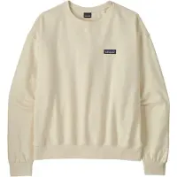 Patagonia - Sweatshirts dam - W's Daily Crew Wool White för UnisexBomull - Storlek M - Beige
