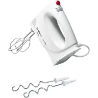 Bosch MFQ3030, Handmixer, Vit, Vispning, Knådning, Mixning, Knappar, 350 W, AC