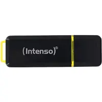 Intenso High Speed Line - USB-Flash-Laufwerk USB-minne 256 GB Svart, Gul 3537492 USB 3.2 Gen 2