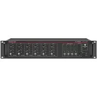 Monacor PA-6040MPX ELA-förförstärkare 4 kanaler 4 zoner