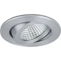Brumberg Downlight Einbaustrahler IP65, Förkromad / silver, Hall, Aluminium / grå / zink, Downlights
