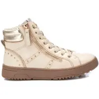 Carmela för kvinnor. 16180504-HIELO Ankelstövlar i läder 161805 Vit (38), Hud, Karta, Nyckelband, Zip, Casual