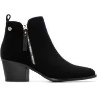 Refresh för kvinnor. 17318004-NEGRO Ankelstövlar 173180 svart (39), 3 till 5 cm, Zip, Casual