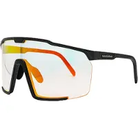 Horsefeathers Proton Matt Black Photochromic Bike Solglasögon mirror red