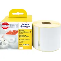 Avery Zweckform - Papper - permanent häftning - vit - 54 x 70 mm 320 etikett (er) (1 rulle/rullar x 320) etiketter