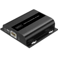 Digitus DS-55354 HDMI, HDMI -ingång, USB, USB-A, USB 1.1, RJ45, Micro USB HDMI-mottagare via nätverkskabel RJ45 200 m