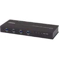 Aten US3344i 8 Port USB 3.0-switch Svart