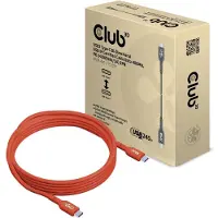 Club 3D USB-C Kabel USB 2.0 USB-C-kontakt 4.00 m Orange CAC-1515