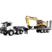 Amewi RC funktionsmodell Lastbil, Byggfordon - Lastwagen G836E Zugmaschine und Bagger Set RTR RtR