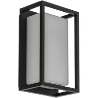 LUCANDE Utomhusbelysning , Ilirian, Svart, Balkong, Aluminium, Modern