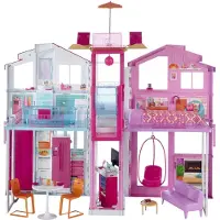 Barbie Tre Våningar Radhusdocka