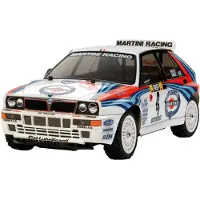 Tamiya 1:10 RC modellbil Elektrisk Gatumodell Lancia Delta HF Integrale Borst motor Fyrhjulsdrift (4WD) Byggsats XV-01
