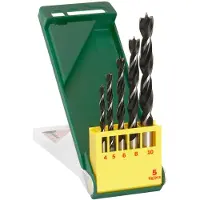 Bosch Borrsats för trä ; 4-10 mm; 5 st.