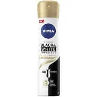 Nivea Black & White Invisible Silky Smooth Antiperspirant Spray 250ml