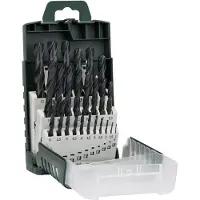 Bosch 2609255135 2609255135 HSS Metall-spiralborrset 25 delar 1 mm, 1.5 mm, 2 mm, 2.5 mm, 3 mm, 3.5 mm, 4 mm, 4.5 mm, 5 mm, 5.5 mm, 6 mm, 6.5 mm, 7