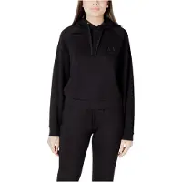 Armani Exchange för kvinnor. XW000827AF13397UC001 Sweatshirt med svart logotyp (XS), Casual, Deportivo, Multisport, Viskos