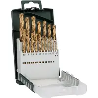 Bosch 2609255134 HSS Metall-spiralborrset 19 delar 1 mm, 1.5 mm, 2 mm, 2.5 mm, 3 mm, 3.5 mm, 4 mm, 4.5 mm, 5 mm, 5.5 mm, 6 mm, 6.5 mm, 7 mm, 7.5