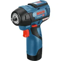 Bosch Slagmutterdragare GDS 12V-115; 12 V; 2x3,0 Ah batt.