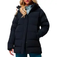 Columbia - Jackor dam - Amaze Puff Mid Hooded Jacket Black för UnisexNylon - Storlek XL - Svart