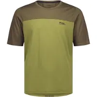 Mons Royale Diversion Merino Bike Jersey Short Sleeve - Merinotröja - Herr Fern / Olive L