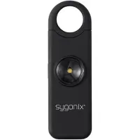 Sygonix Väsklarm Svart med LED 130 dB SY-7187884
