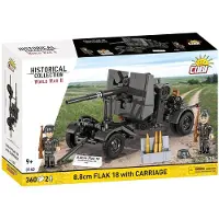 COBI byggklossar 8,8 cm Flak med vagn 360 klossar