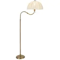ELSTEAD Golvlampa , Crosby, Beige, Vardagsrum, Metall, Vintage / retro