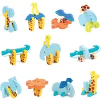 Ludi Skumpusselspel - 3D - 18 Delar - Djur - - One Size - Pussel