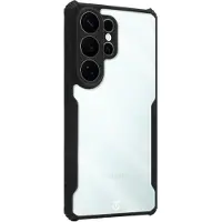 Tactical Samsung Galaxy S26 Ultra Quantum Stealth-Skal med förstärkta hörn - Klar / Svart