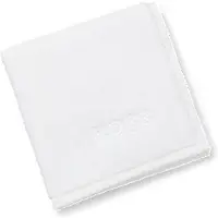 BOSS Cotton face cloth with contrast embroidered logo