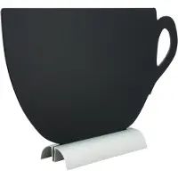 Securit silhouet CUP bords skylt i aluminium