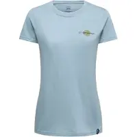 La Sportiva - Klätterkläder dam - Stone T-Shirt W Limestone/Night Sky för UnisexBomull - Storlek M - Blå