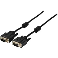 Nedis CCGB59000BK20, 2 m, VGA (D-Sub), VGA (D-Sub), Manlig kontakt, Manlig kontakt, Svart
